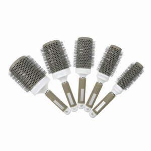 Brosse à cheveux ronde en poils de sanglier, style italien créatif, technologie céramique nano thermique et ionique, brosse à cheveux en nylon, 1200 pièces/taille - Product Image 4
