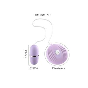 Vibrateur à balle rechargeable - 10 modes, coquille d'œuf avec télécommande filaire, longue durée 110 min, recharge USB, sextoy pour femmes en vrac - Product Image 5