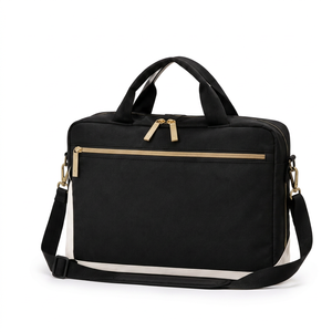 Sac pour ordinateur portable en coton recyclé multicolore, nouvelle conception, décontracté, pour le bureau, les conférences et le transport à la main – Vente chaude - Product Image 2