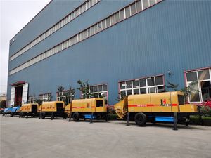 Pompe à béton portable JUHE de 30 m³, 40 m³, 50 m³, 80 m³, 100 m³, pompe à béton sur remorque, pompes à béton de haute qualité - Product Image 6