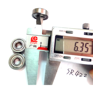 RI-814ZZ de rodamiento de bolas para bicicleta, SR4-2RS de R4-2RS de 6,35x15.875x4.978mm, SR4ZZ R4ZZ - Product Image 4