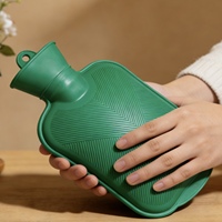 Bouteille d'eau chaude en silicone portable de 500 ml, mini chauffe-mains d'hiver