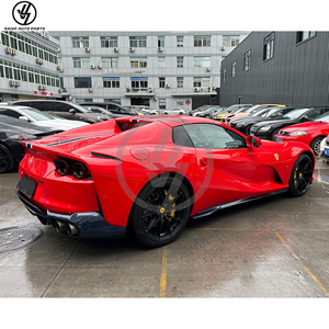 ชุดแต่งคาร์บอนไฟเบอร์แบบแห้งสไตล์ OEM สำหรับ Ferrari 812 Superfast GTS ประกอบด้วยสเกิร์ตข้าง ดิฟฟิวเซอร์ ลิปสปอยเลอร์ และปีกหลัง - Product Image 6