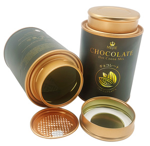 Tube de papier en poudre d'herbe de 76 mm de diamètre emballage boîte en carton biodégradable en poudre de fleur de café - Product Image 1