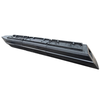 Sections de ponton flottant modulaire rotomoulé, connectables, en mousse LLDPE+EPS, flottants de quai en forme de bateau, connexion à charnière, extensibles