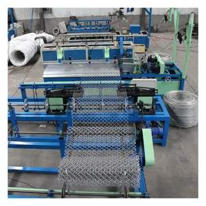 Fully-automatic Metal Fence Making Machine Making Chain Link Fence Used