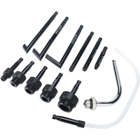 Extracteur de fluide pneumatique 6L avec 14 pièces adaptateurs ATF distributeur ensemble Auto Transmission fluide remplissage huile fluide extrait Kit