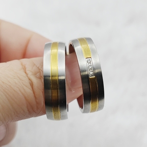 Joyería <span class=keywords><strong>de</strong></span> alta calidad Anillos casados clásicos Diseñador Parejas Anillos Compromiso <span class=keywords><strong>DE</strong></span> BODA Conjunto nupcial para <span class=keywords><strong>hombre</strong></span> y esposa - Product Image 4