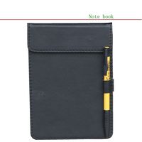 Bloc-notes en cuir pour hôtel, bloc-notes en cuir pour affaires, bloc-notes en cuir PU pour le bureau, bloc-notes et stylo