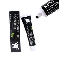 Élimine les taches de mauvaise haleine dentifrice au charbon de coco actif biologique pour le blanchiment des dents