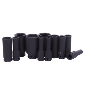 Jeu <span class=keywords><strong>de</strong></span> douilles hexagonales pneumatiques hydrauliques étendues 1/2 pouce, douilles à chocs robustes 8-41 mm en carbure, kit d'outils OEM pour réparation automobile - Product Image 2