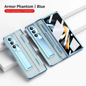 Charge sans fil galvanisée à haute transparence avec fente pour stylo pour <span class=keywords><strong>SAMSUNG</strong></span> <span class=keywords><strong>ZFOLD</strong></span> 7 6 5 4 <span class=keywords><strong>3</strong></span> Film de coque de charnière entièrement enveloppé - Product Image 6