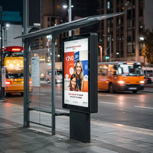 Machine de publicité de signalisation numérique LCD extérieure haute luminosité 4K Smart IP65 étanche kiosque anti-déflagrant pour bus de ville - Product Image 6