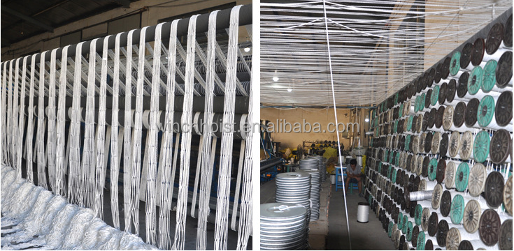 MS-0086 5cm hole white fall golf and stair safety netting net