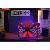 Cabina de DJ de paso de píxeles pequeños P2.5, pantalla Led, Festival de música, barra nocturna, cabina de DJ, pantalla Led