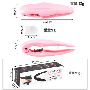 เครื่องปอกเปลือกเกาลัดสีชมพู ใบมีดสแตนเลส วัสดุ PP สำหรับปอกเกาลัด วอลนัท เฮเซลนัท - Product Image 2