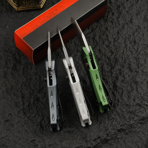 Cuchillo plegable KS 7350 Mini D2 de acero, mango de aluminio T6, cuchillo de bolsillo táctico, llavero para exteriores, equipo de supervivencia para acampar, herramienta EDC - Product Image 5