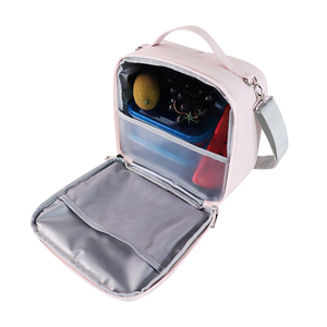 Insulated Polyester Portable Cooler Bag Mesh Pocket Handle Removable Shoulder Strap Letter Foldable Design 20-50L Capacity - Product Image 5