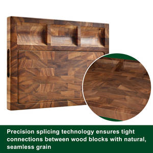 FLYWOD, accesorios para el hogar y la cocina, tabla de cortar de madera de nogal negro de grano final, tabla de cortar de madera - Product Image 6