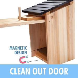 Ahşap kuş evi dışında Hummingbird evi bahçe ülke evler için ahşap kuşlar kafes ev - Product Image 6