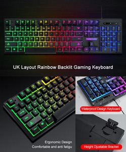 Amazon Top Tf400 Chơi Game Bàn Phím Có Dây Chuột 4 Trong 1 Combo Bàn Phím Chuột Mousepad Loa Thiết Lập Cho Máy Tính Bảng - Product Image 4