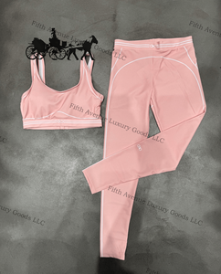 Ensemble de sport confortable pour femme aiio, couleur contrastée, yoga, gym, course à pied, vêtements de sport, soutien-gorge de sport, débardeur avec pantalon taille haute - Product Image 6