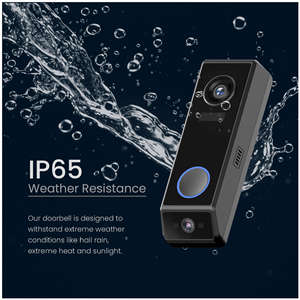 Nouvelle Arrivée Sonnette Vidéo Intelligente <span class=keywords><strong>Ring</strong></span> avec Caméra Double Porte 5MP, Étanche, Audio Bidirectionnel, WiFi, Rechargeable sur Batterie et Vision Nocturne - Product Image 2