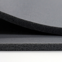 Service de découpe de feuilles de mousse de silicone à cellules ouvertes en EPDM haute densité résistant à la chaleur, épaisseur 2,5-10 mm