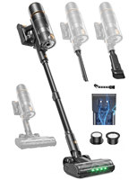 Aspirateur balai sans fil à forte aspiration, rechargeable, mural, pour la maison, les poils d'animaux, les tapis et les sols