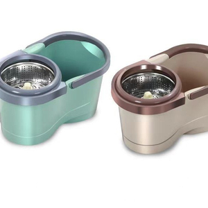 Nhà bếp sàn làm sạch lau xô đặt thép cực giỏ nhựa thân thiện với môi trường 700ml Công suất ma thuật 360 quay dễ dàng bóp - Product Image 1