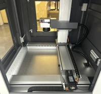Machine de marquage laser à fibre de grand format de type portique 600*600mm pour tôles métalliques