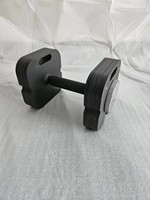 Poids libres 24KG 40kg Haltère de fitness commerciale Équipement de gymnastique d'usine chinoise avec tête ronde CPU 24kg Haltère réglable