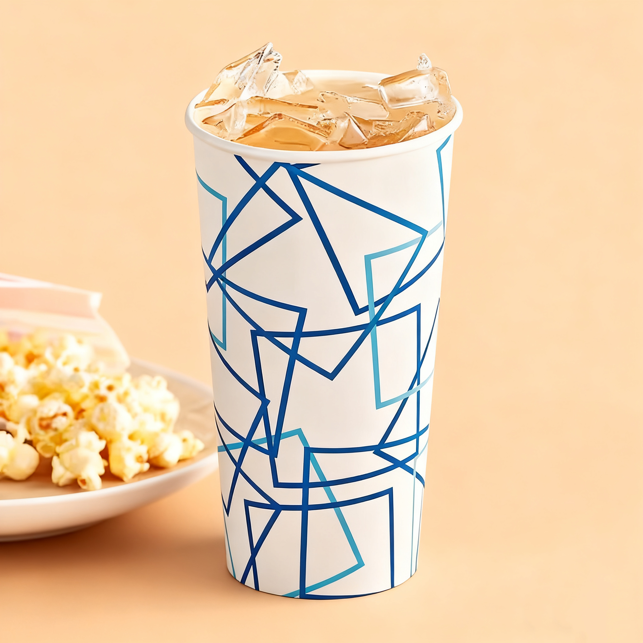 Single Wall Paper Cups Bulk Buy Hot Drink Cup Food Service Packaging Plain White Kraft Customizable Print