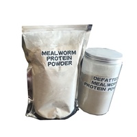 Poudre de protéines de vers de farine dégraissés, alimentation animale hautement nutritive pour chevaux, bovins, porcs, chiens