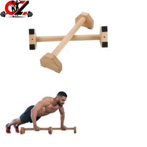 Fabricante Mayorista de Equipos de Fitness, Barra de Flexiones de Madera, Soporte para Flexiones, Paralelas de Madera para Calistenia - Product Image 1