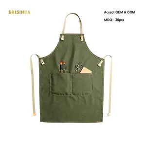 Wholesale waterproof industrial apron cheap cooking apron cotton made in China