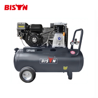 Compresseur d'air portable à entraînement par courroie BISON (CHINE) monophasé 220 V 50 Hz 120 PSI 8 bars 100 litres 7,5 CV 6000 W
