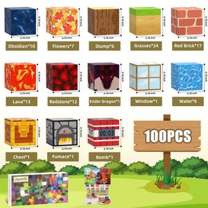 100 pièces Blocs magnétiques Construction Cube magique magnétique <span class=keywords><strong>Jeux</strong></span> de puzzle Tuiles magnétiques Blocs de construction Jouets pour tout-petits Jouets sensoriels STEM - Product Image 6