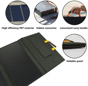 100W-200W Portable Foldable Solar Panel For Outdoor Camping 18V Solar Panels For Outdoor Use