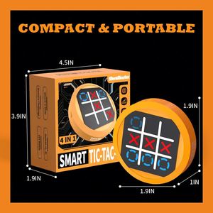 New Arrival Hot Selling Handheld Tictactoe Toy <b>Puzzle</b> Games for Elementary School Students - Product Image 6