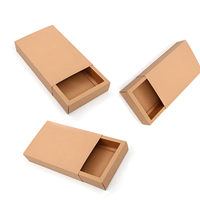 Caja de Embalaje Ecológica Biodegradable de Papel Kraft para Alimentos y Dulces, Personalizada con su Propio Logotipo