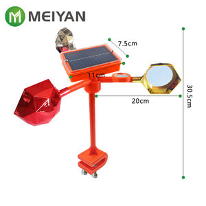 Ahuyentador <span class=keywords><strong>de</strong></span> Aves Solar y Eólico <span class=keywords><strong>de</strong></span> Alta Eficiencia, Reflectante Multifacético Giratorio para Protección <span class=keywords><strong>de</strong></span> Árboles Frutales en Granjas - Product Image 1
