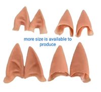Masques d'oreilles d'elfe en latex pour Halloween, directement de l'usine, thème célébrité amusant, pour mascarade et cosplay, couleur chair, plusieurs tailles, personnalisation possible