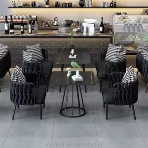 Set di posti a sedere Casual Bubble Cafe giardino divano per alberghi e caffè per ristoranti e caffè tavolo sedia tessitura - Product Image 2