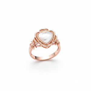 Vendita calda di tendenza gotico coppia anelli 18K placcato oro rosa corona di fiori e ragno gioielli per ragazze alla moda - Product Image 2