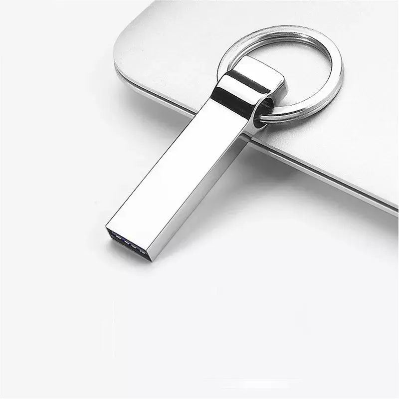 USB 플래시 드라이브 메모리 스틱 4GB 512GB 방수 펜 드라이브 은색 고품질 금속 USB 2.0 레노버 2tb USB 3.0 플래시 드라이브