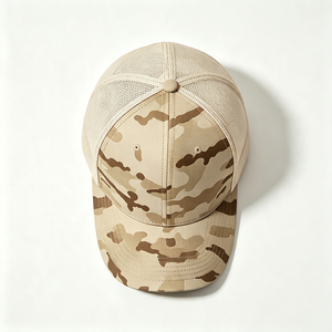 Casquette de camionneur camouflage désertique réglable avec dos en maille 100% polyester pour l'été, décontractée, pour activités de plein air, chasse, camping, sport - Product Image 4