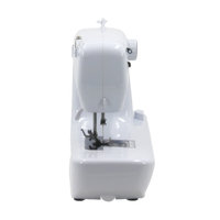 Machine à coudre et à broder manuelle réglable à point plat pour usage domestique