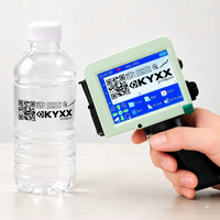 Imprimante à jet d'encre portable de 12,7 mm pour l'impression de la date d'expiration, du numéro de lot et du code QR sur les bouteilles en plastique