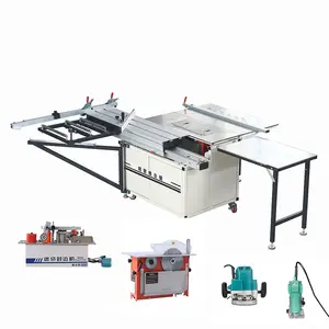 China Multifunction Sawing Edge Banding Milling And Trimming Multi-Function Woodworking Table Saw